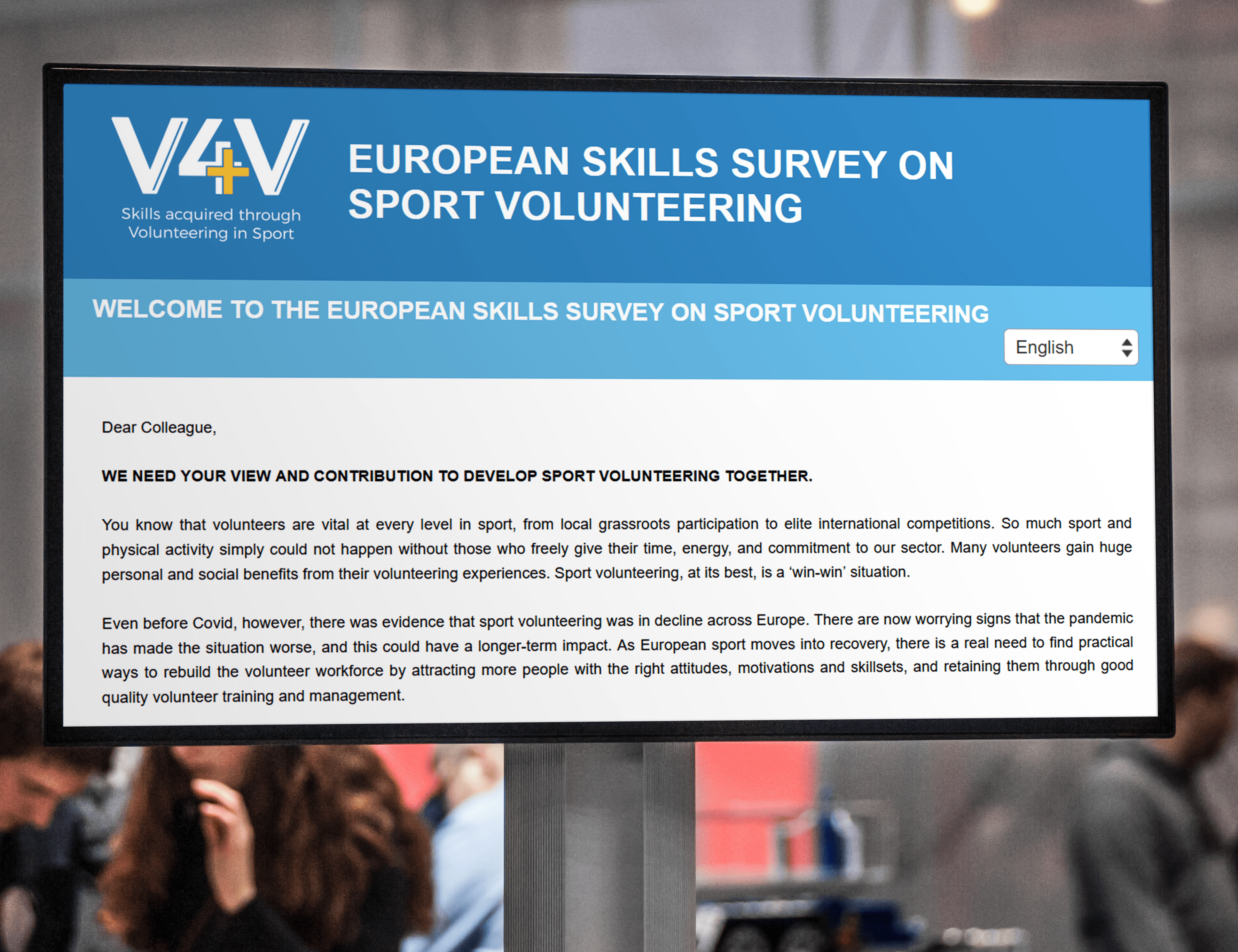 European Skills Survey on Sport Volunteering