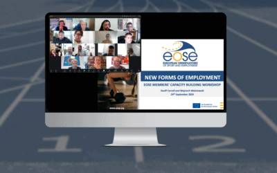 EOSE Explores New Forms of Employment in the Sport Sector at Members’ Capacity Building Workshop